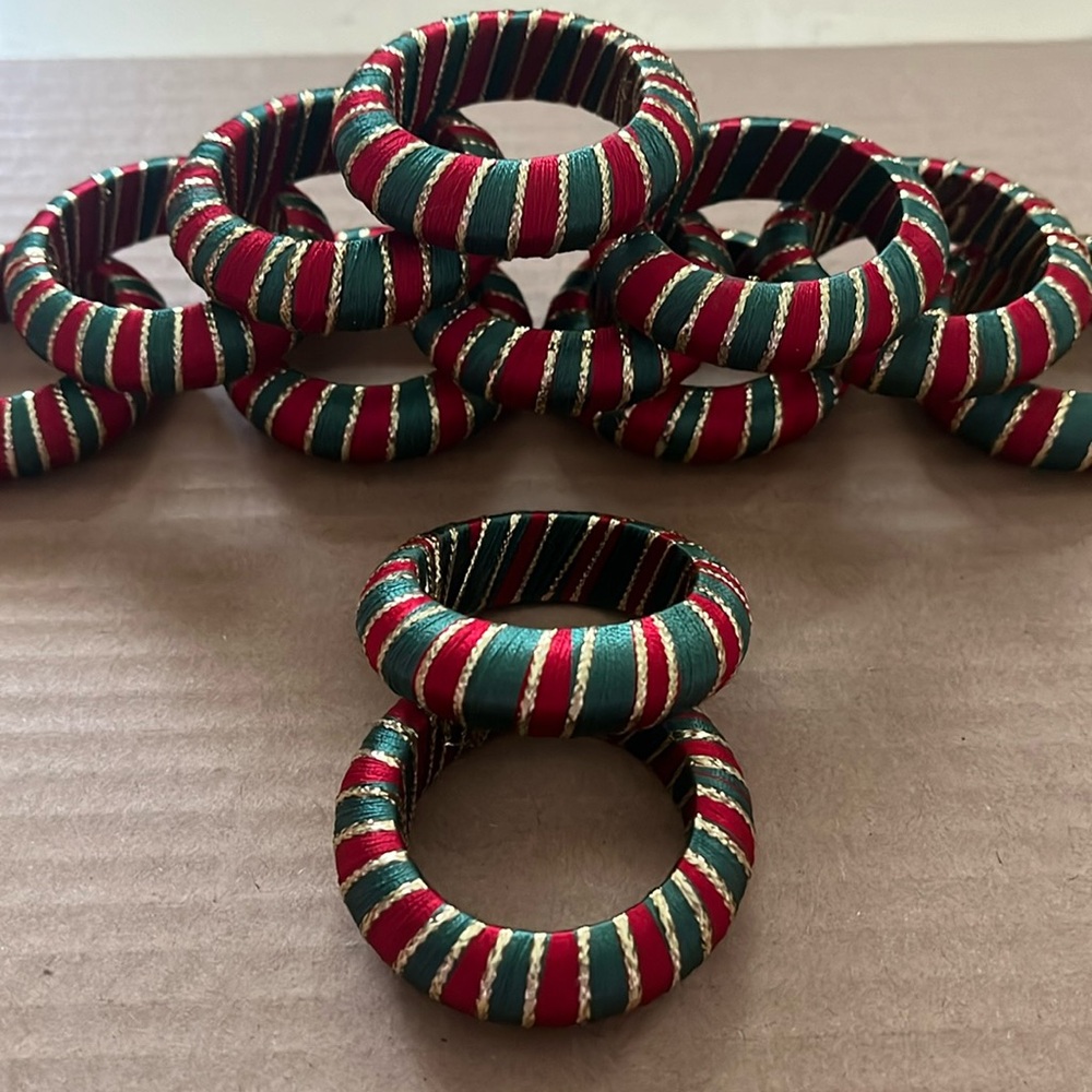 12 napkin rings